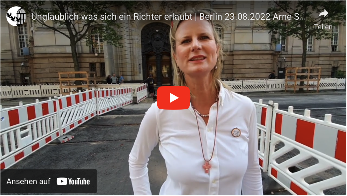 Verhandlung Arne Schmitt! Unglaublich was sich ein Richter erlaubt!