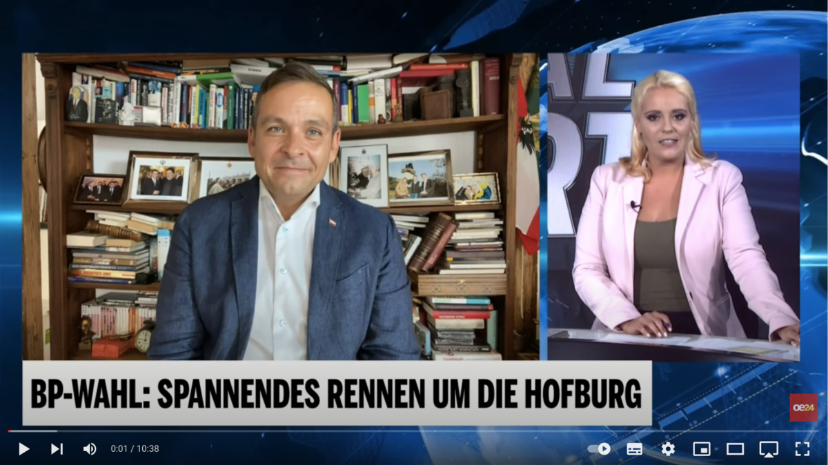 Grosz: „Mein Gegner heißt NUR Van Der Bellen!“