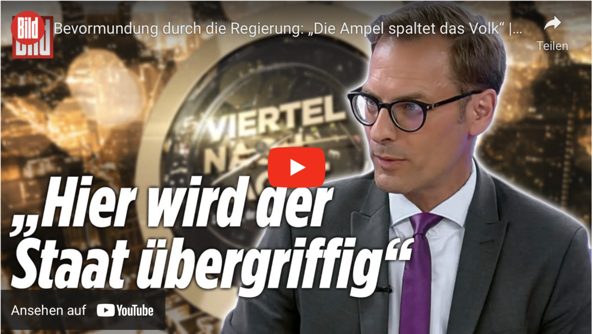 Bevormundung durch die Regierung: „Die Ampel spaltet das Volk“!
