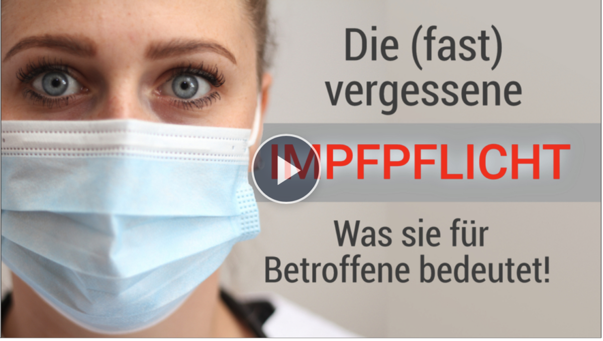 Die (fast) vergessene Impfpflicht – was sie für Betroffene bedeutet!
