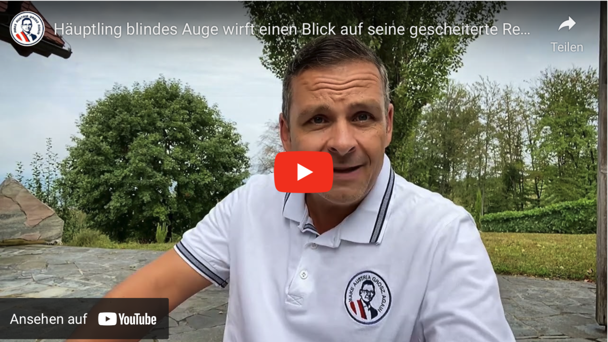 Häuptling blindes Auge wirft einen Blick auf seine gescheiterte Regierung!