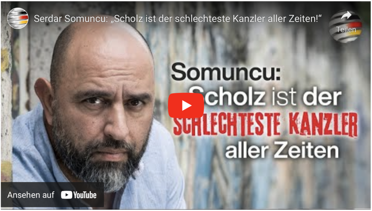 Serdar Somuncu: „Scholz ist der schlechteste Kanzler aller Zeiten!“