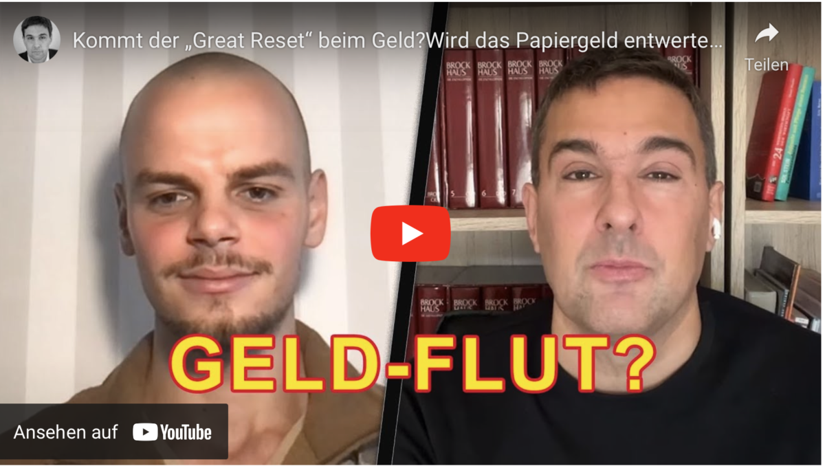Kommt der „Great Reset“ beim Geld?Wird das Papiergeld entwertet? Setzen Zentralbanken auf Krypto?