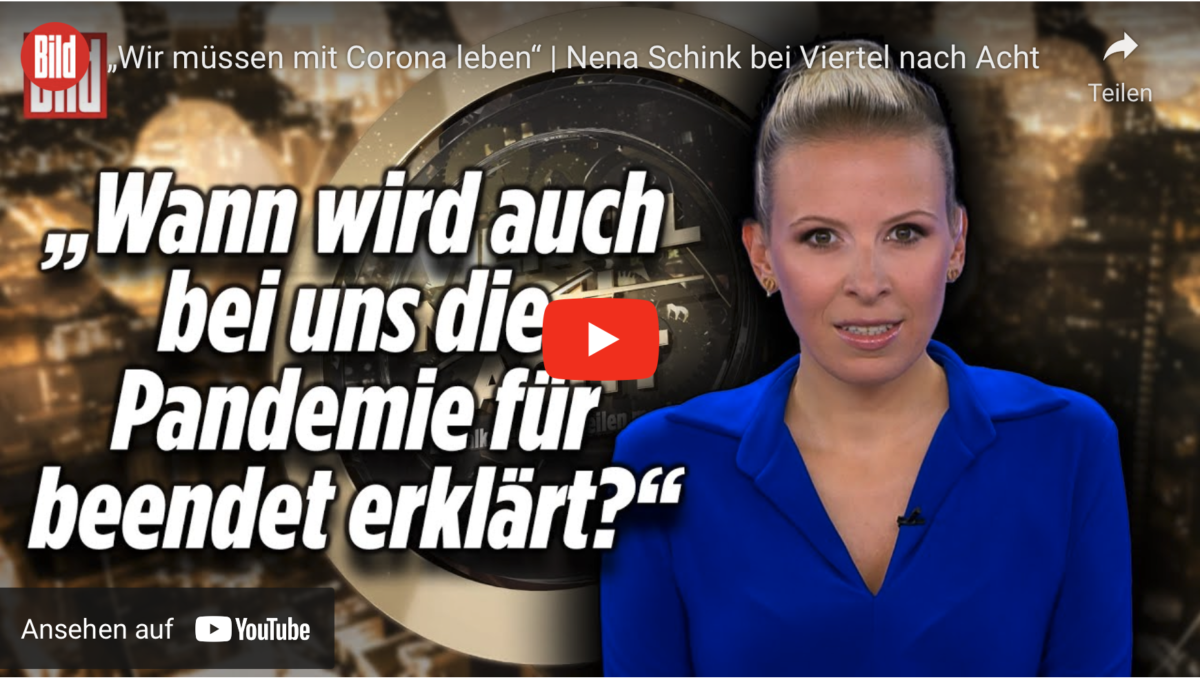 „Wir müssen mit Corona leben“ Wann wird auch bei uns die Pandemie beendet!