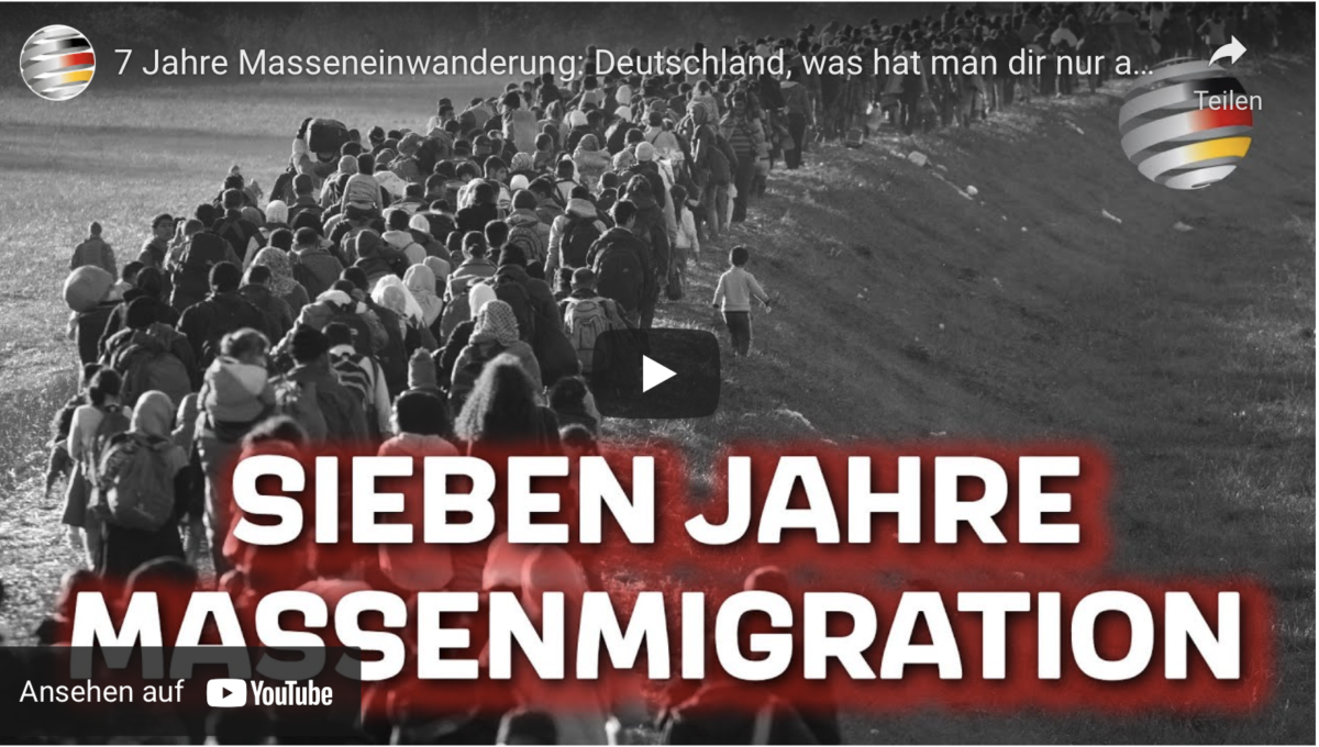 7 Jahre Masseneinwanderung: Deutschland, was hat man dir nur angetan!
