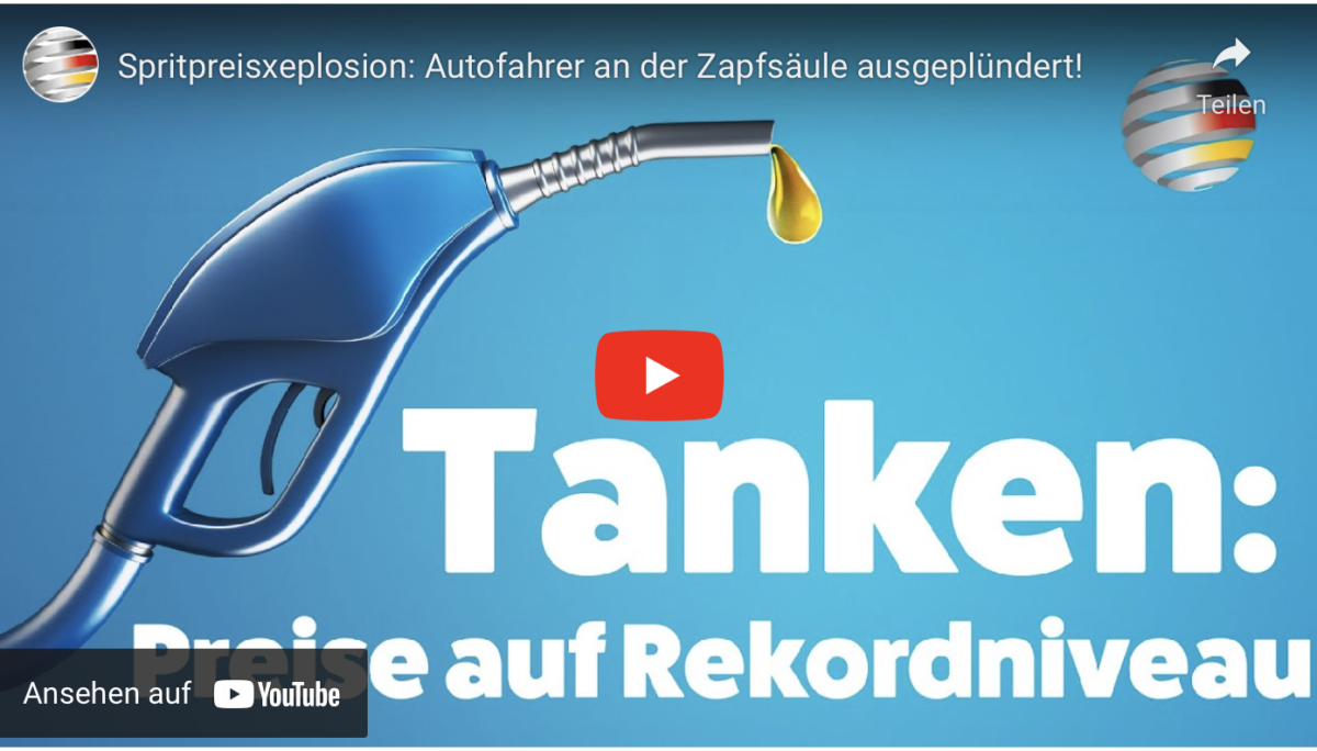 Spritpreisxeplosion: Autofahrer an der Zapfsäule ausgeplündert!