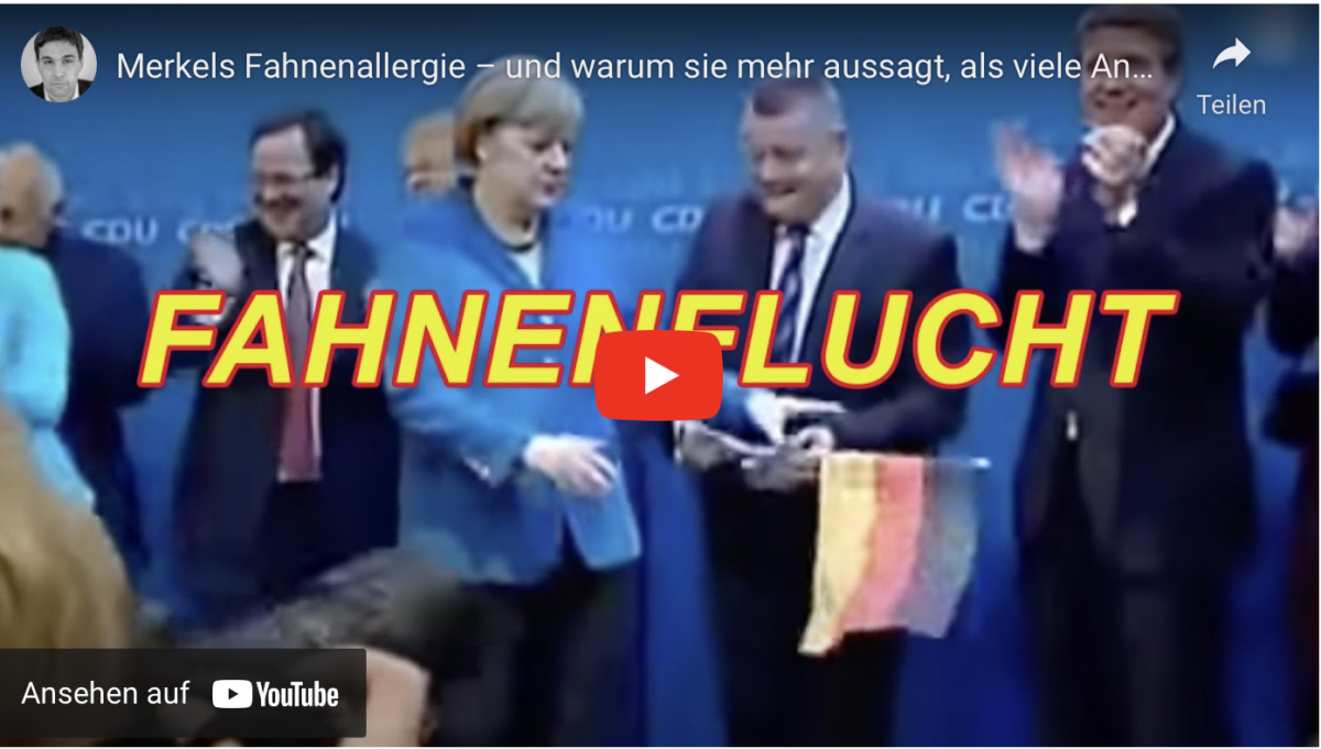 Merkels Fahnenallergie – und warum sie mehr aussagt, als viele Analysen