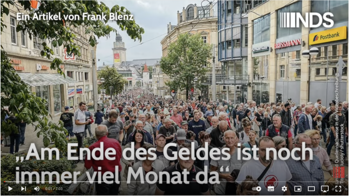 „Am Ende des Geldes ist noch immer viel Monat da“!