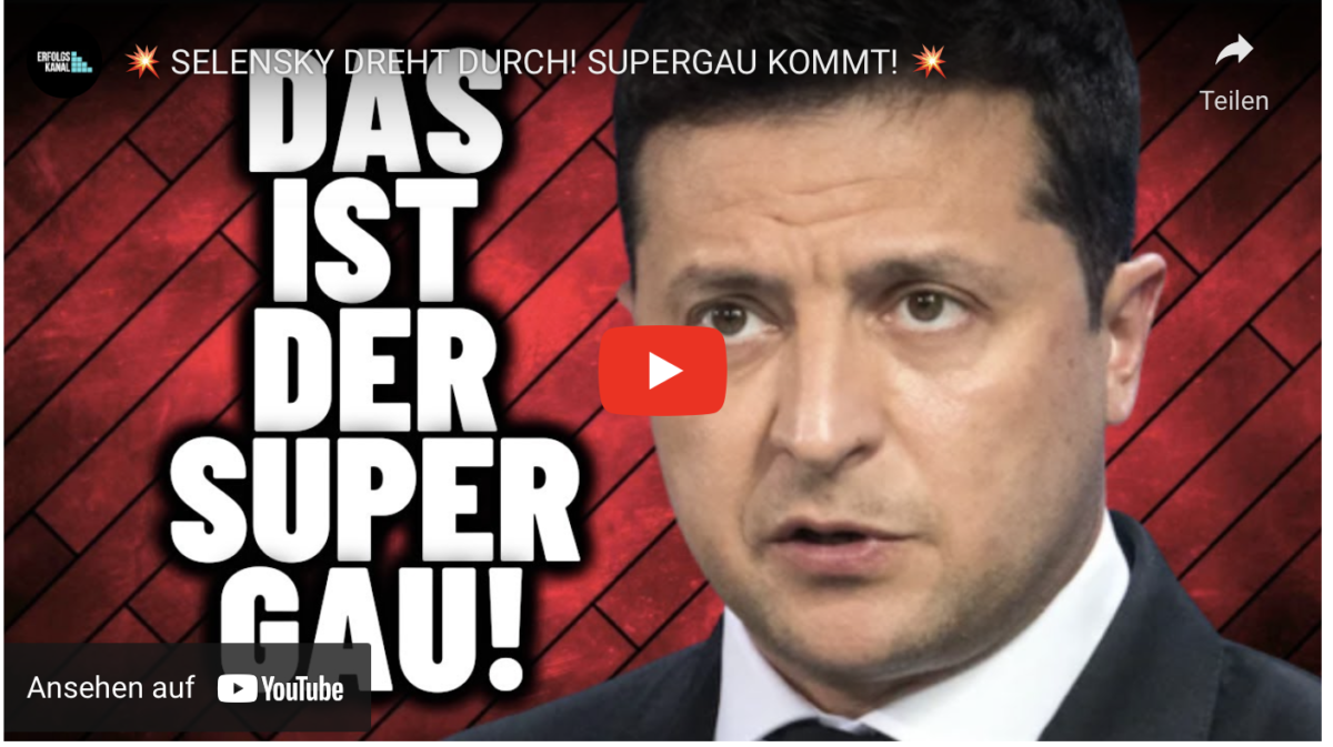 SELENSKY DREHT DURCH! SUPERGAU KOMMT!