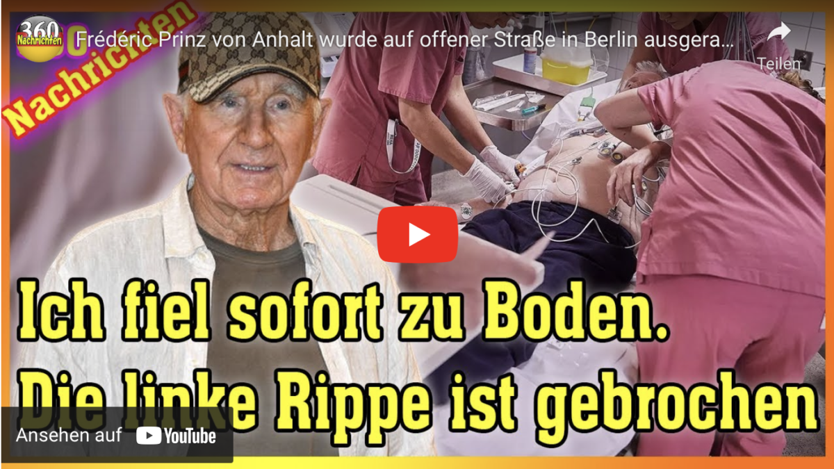 Frédéric Prinz von Anhalt wurde auf offener Straße in Berlin ausgeraubt.