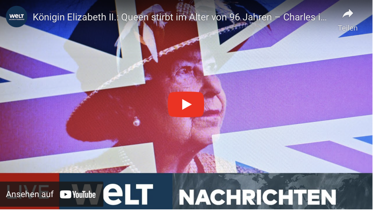 +++ Eilmeldung +++ Königin Elizabeth II.: Queen stirbt im Alter von 96 Jahren – Charles ist nun König