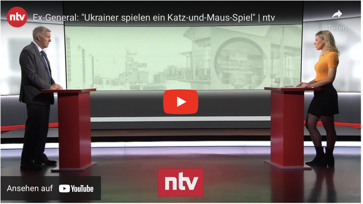 Ex-General: „Ukrainer spielen ein Katz-und-Maus-Spiel“