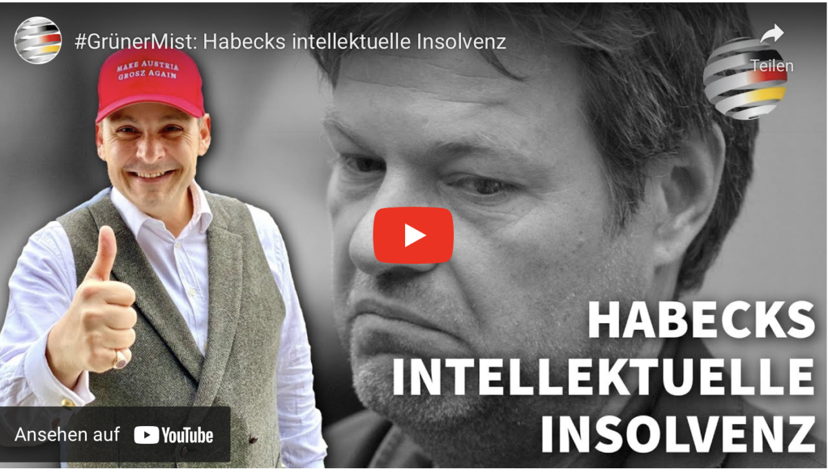 #GrünerMist: Habecks intellektuelle Insolvenz!