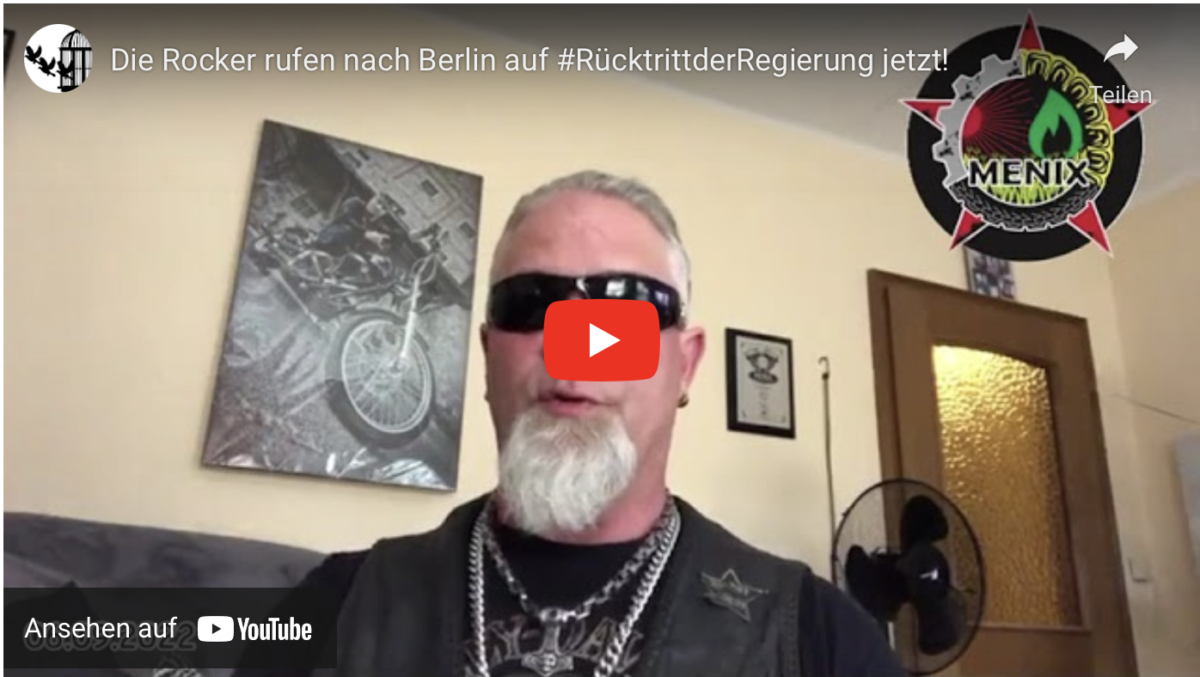 Die Rocker rufen nach Berlin auf #RücktrittderRegierung jetzt!