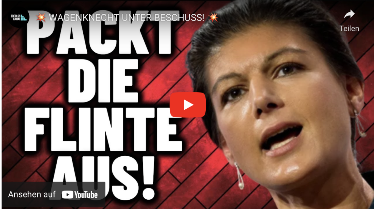 WAGENKNECHT UNTER BESCHUSS!