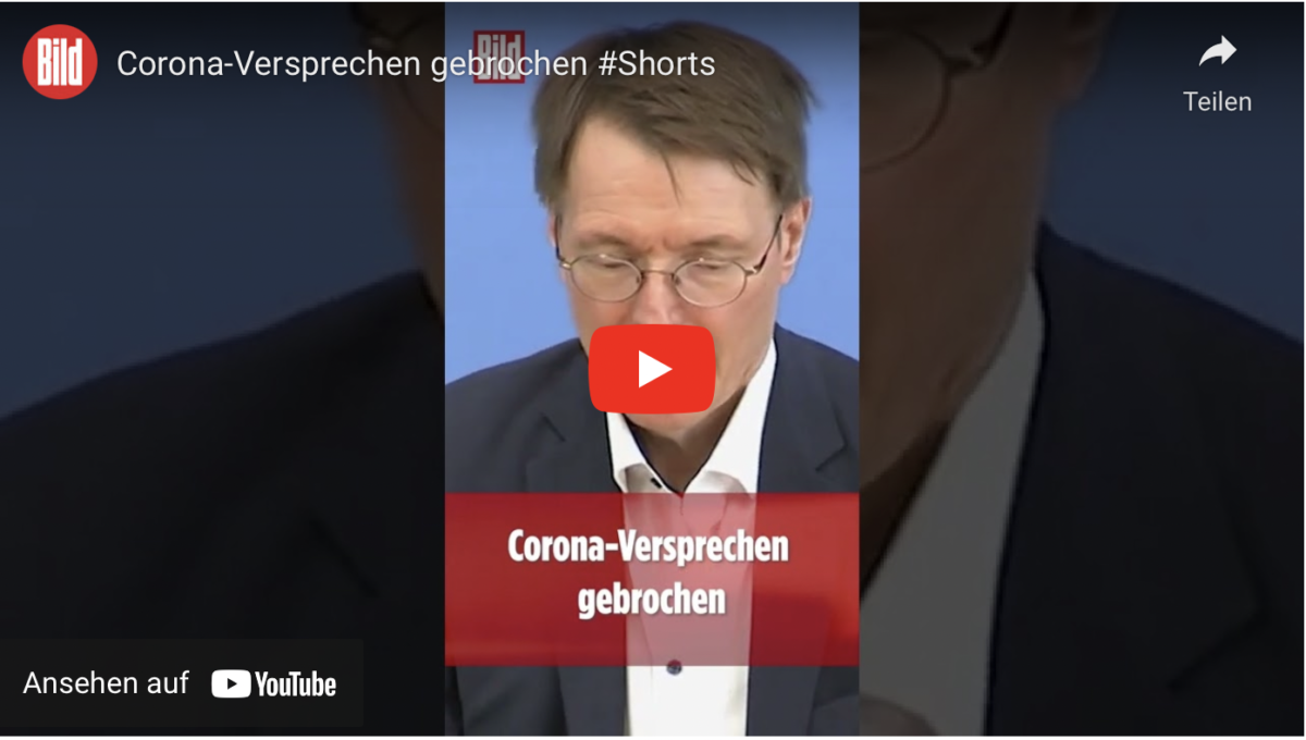 Corona-Versprechen gebrochen #Shorts