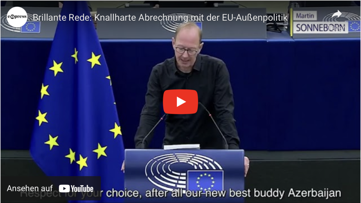 Brillante Rede: Knallharte Abrechnung mit der EU-Außenpolitik!