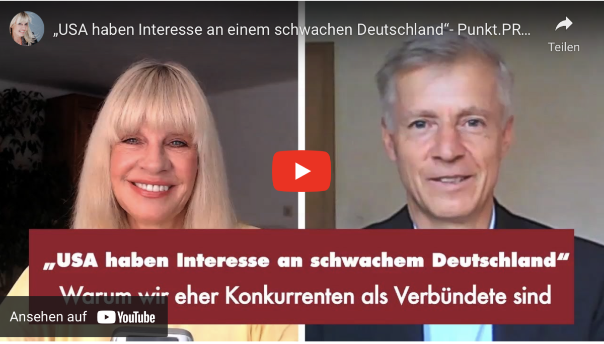 „USA haben Interesse an einem schwachen Deutschland“!