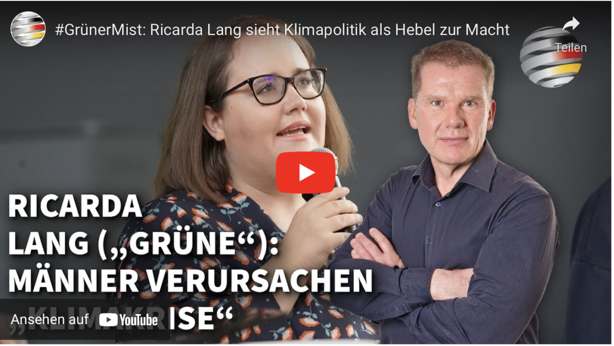 #GrünerMist: Ricarda Lang sieht Klimapolitik als Hebel zur Macht!