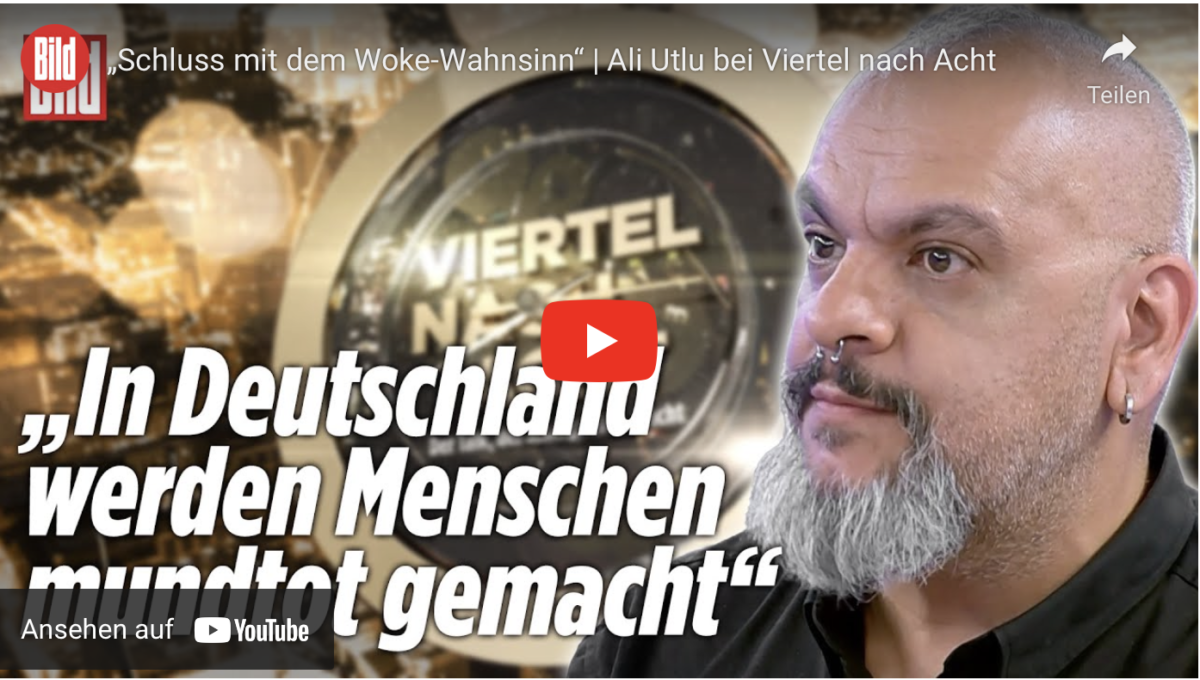 „Schluss mit dem Woke-Wahnsinn“ – Ali Utlu bei Viertel nach Acht