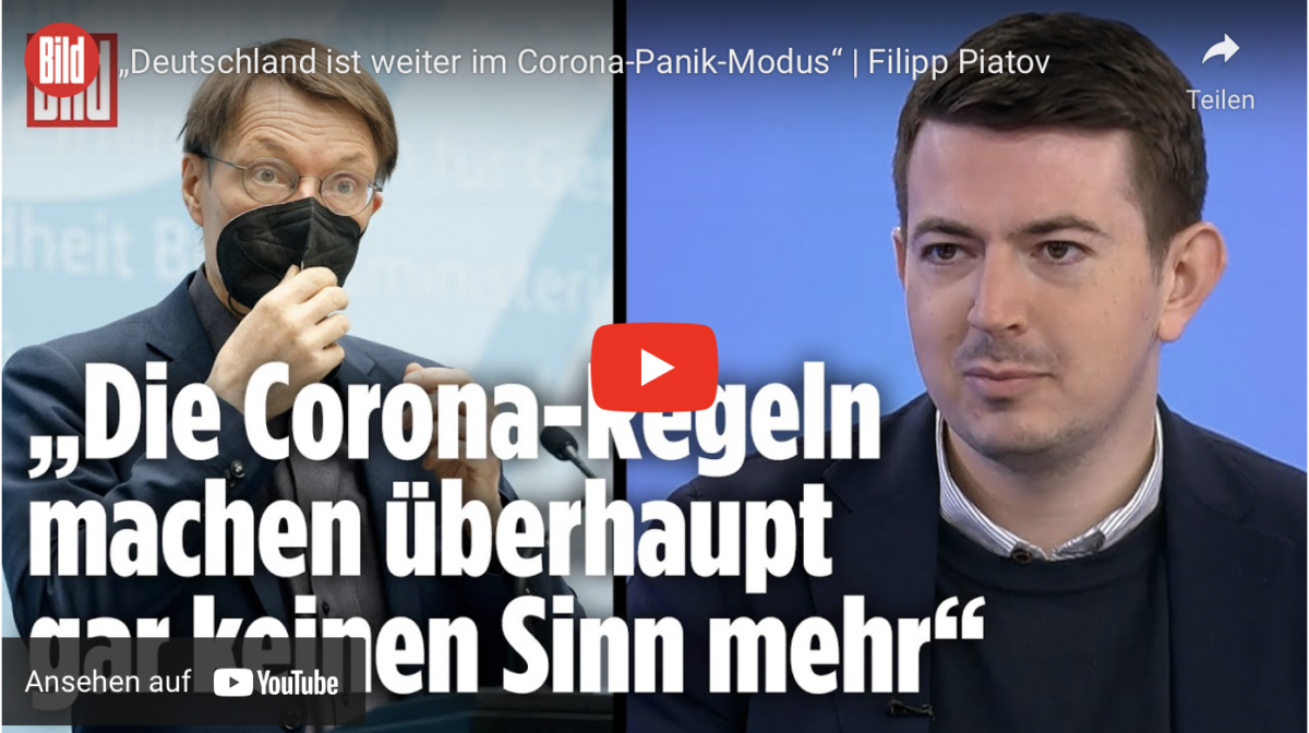 „Deutschland ist weiter im Corona-Panik-Modus“!