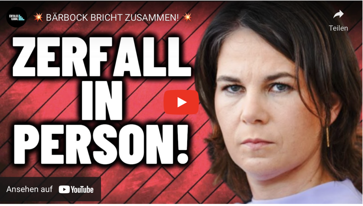 BÄRBOCK BRICHT ZUSAMMEN!