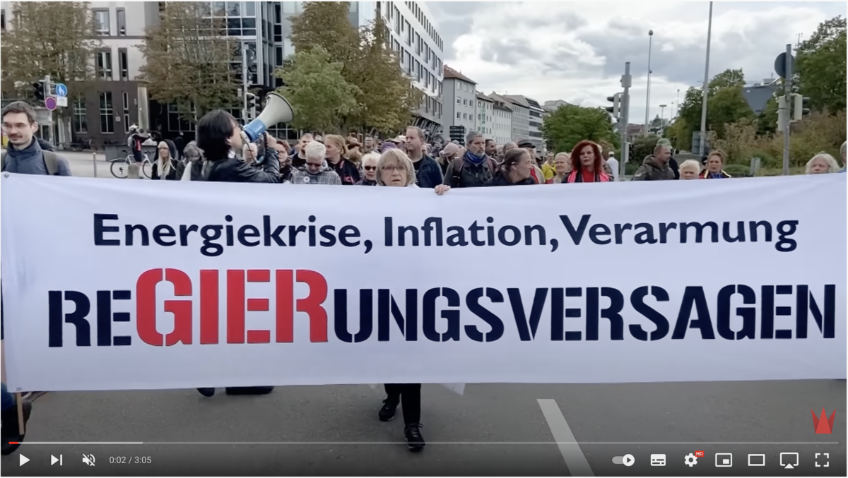 Energie-Demos in Deutschland häufen sich!