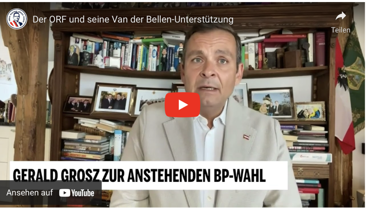 Der ORF und seine Van der Bellen-Unterstützung!