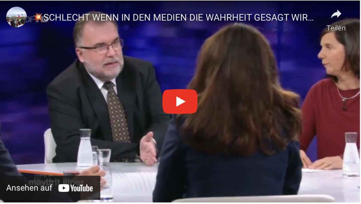 SCHLECHT WENN IN DEN MEDIEN DIE WAHRHEIT GESAGT WIRD