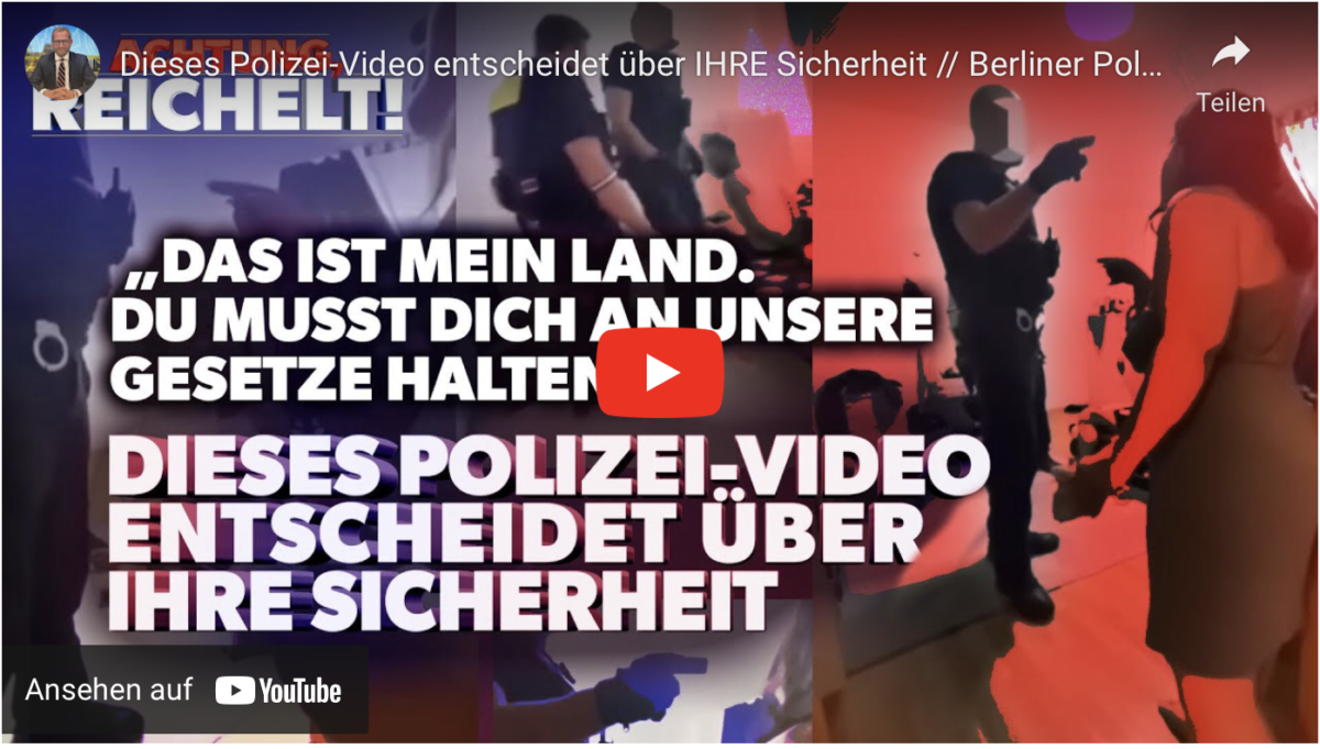 Dieses Polizei-Video entscheidet über IHRE Sicherheit // Berliner Polizist: „Das ist mein Land“