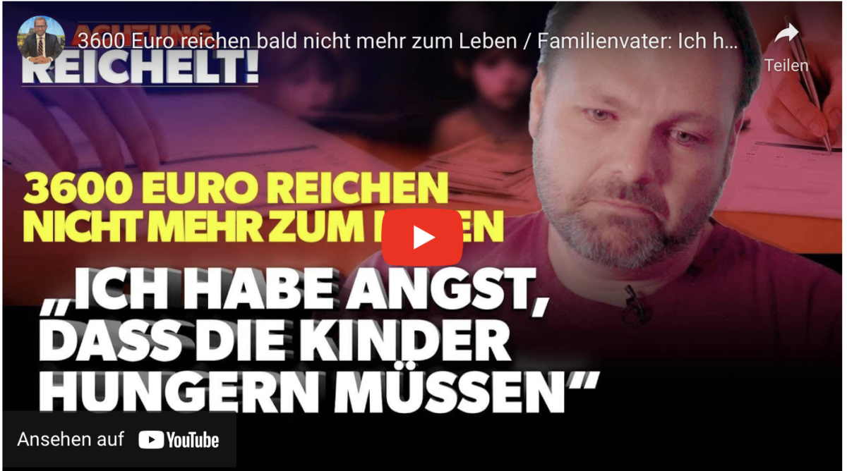 3600 Euro reichen bald nicht mehr zum Leben / Familienvater: Ich habe Angst, dass die Kinder hungern