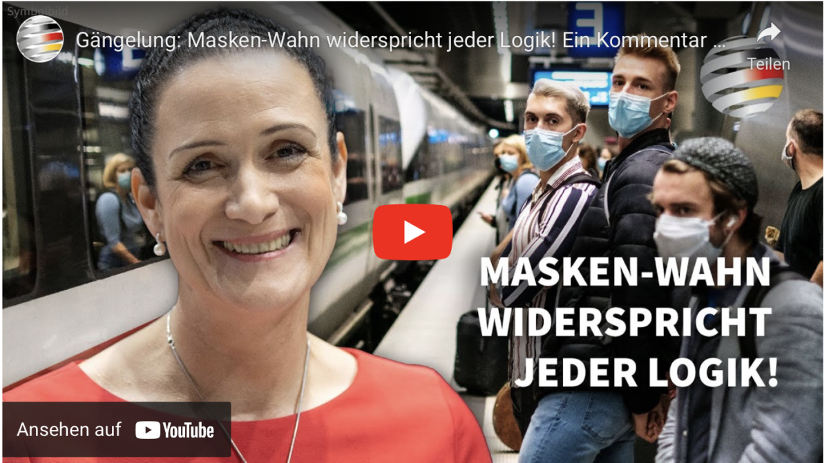 Gängelung: Masken-Wahn widerspricht jeder Logik! Ein Kommentar von Nicole Höchst (AfD)