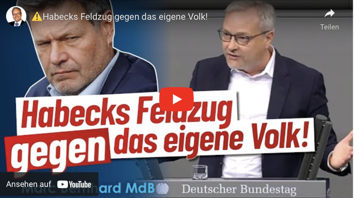Habecks Feldzug gegen das eigene Volk!