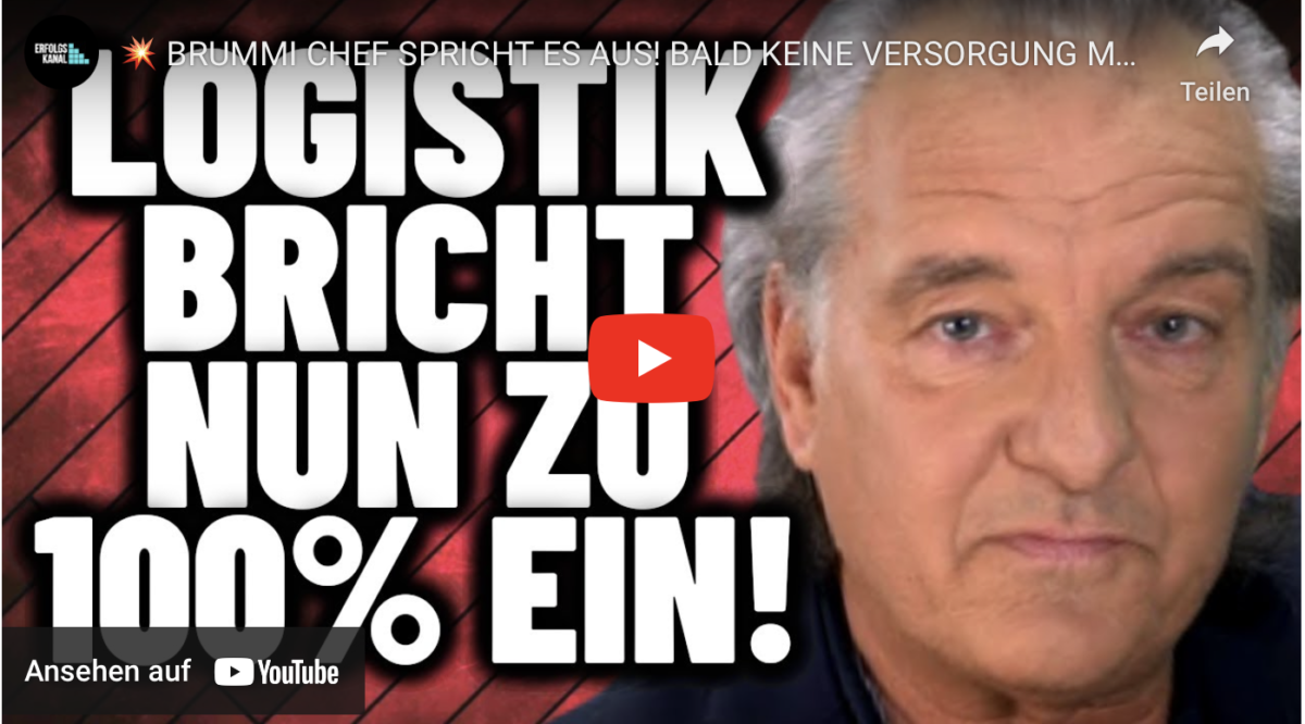 BRUMMI CHEF SPRICHT ES AUS! BALD KEINE VERSORGUNG MEHR IN DEU MÖGLICH!