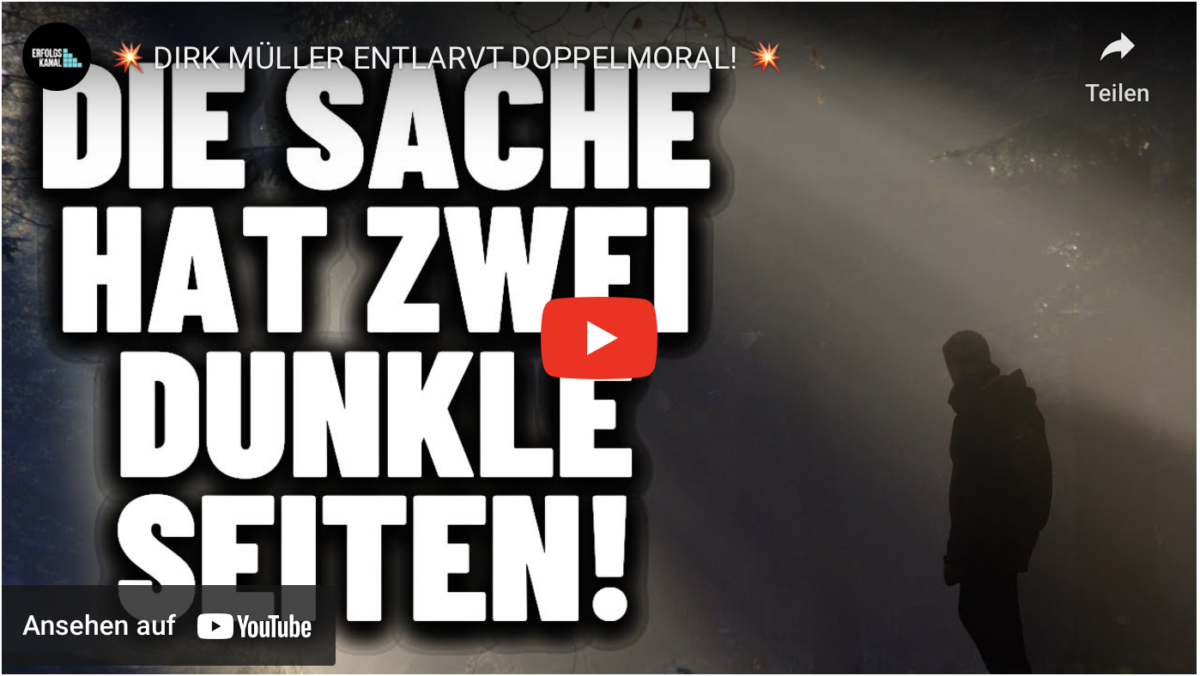 DIRK MÜLLER ENTLARVT DOPPELMORAL!