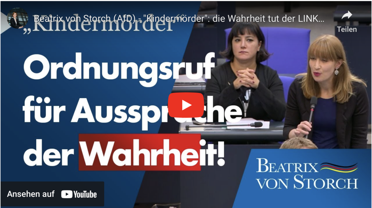 „Kindermörder“: die Wahrheit tut der LINKEN weh.