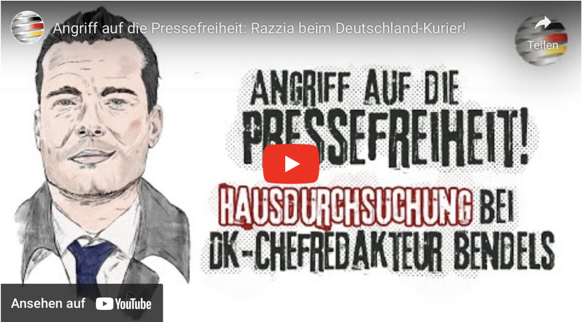 Angriff auf die Pressefreiheit: Razzia beim Deutschland-Kurier!