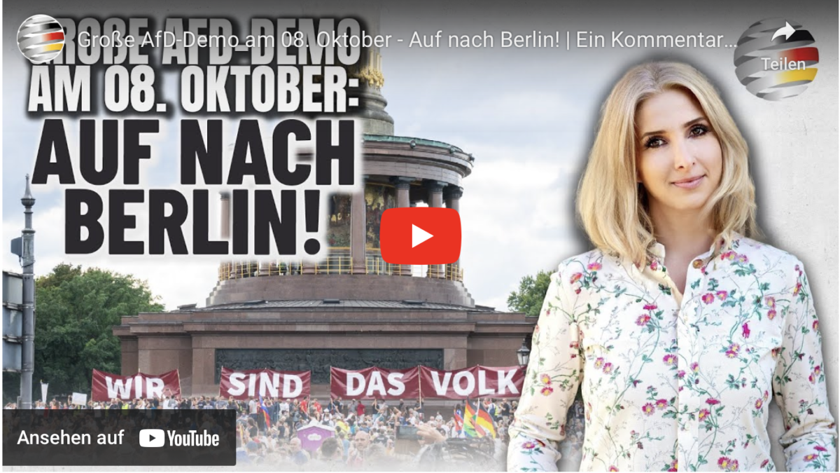 Große AfD-Demo am 08. Oktober – Auf nach Berlin! |