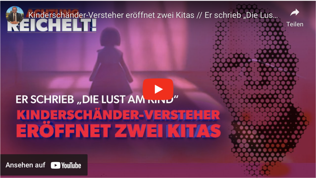 Kinderschänder-Versteher eröffnet zwei Kitas // Er schrieb „Die Lust am Kind“