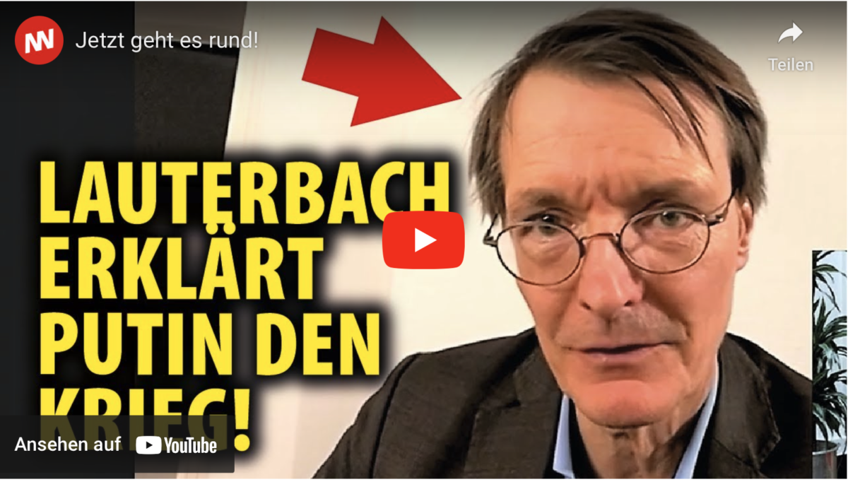 Jetzt geht es rund! Lauterbach erklärt Putin den Krieg!