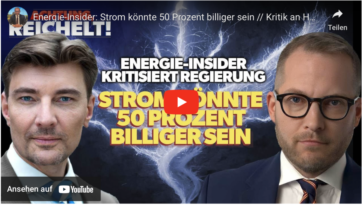 Energie-Insider: Strom könnte 50 Prozent billiger sein // Kritik an Habeck und Scholz