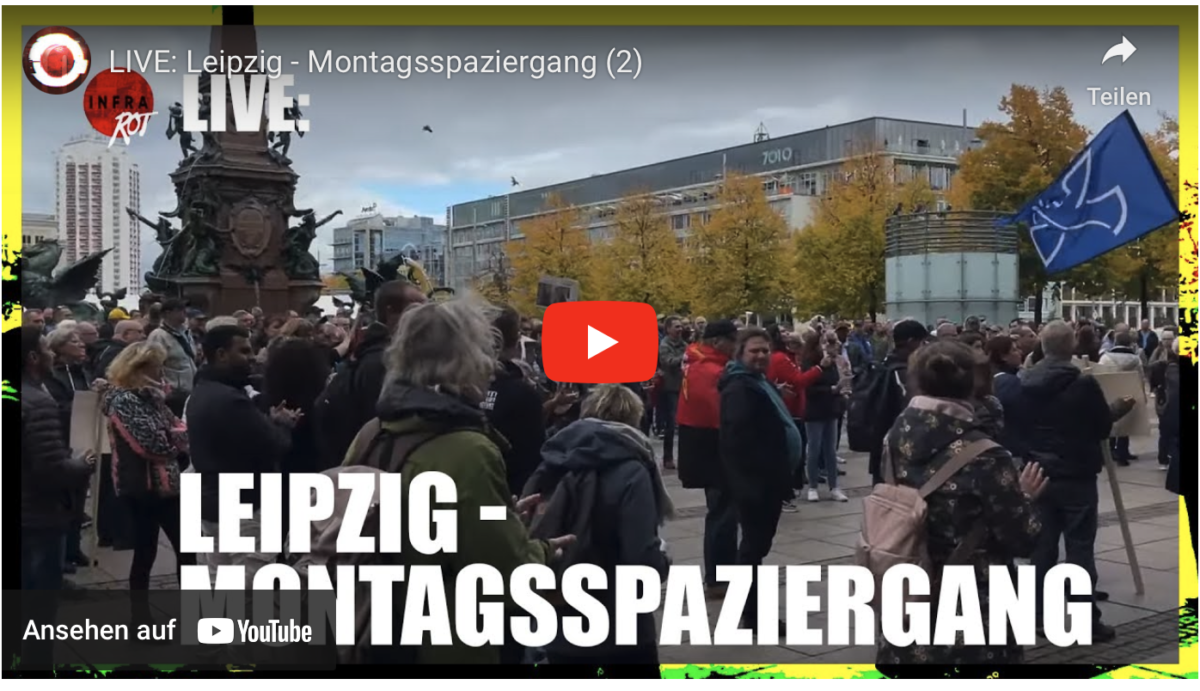 LIVE: Leipzig – Montagsspaziergang!