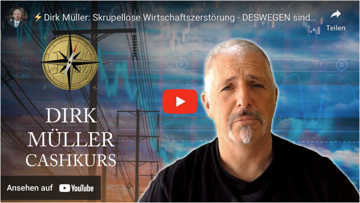 Dirk Müller: Skrupellose Wirtschaftszerstörung – NUR DESWEGEN sind die Strompreise wirklich so hoch!