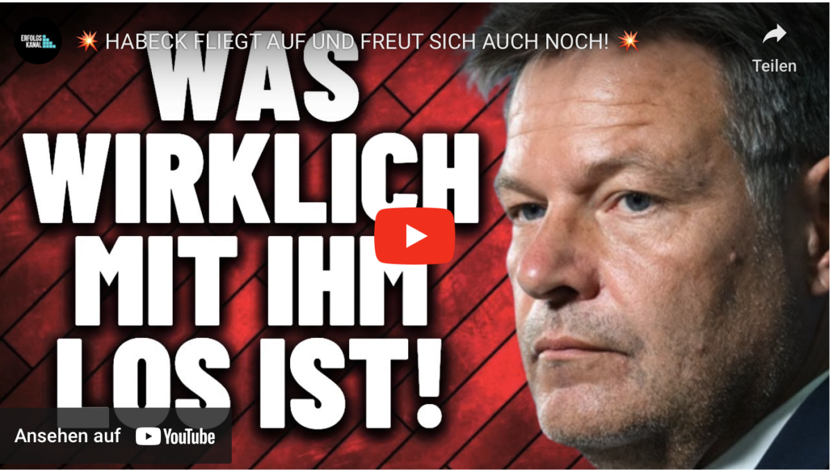 HABECK FLIEGT AUF UND FREUT SICH AUCH NOCH!