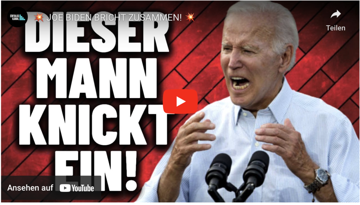 JOE BIDEN BRICHT ZUSAMMEN!