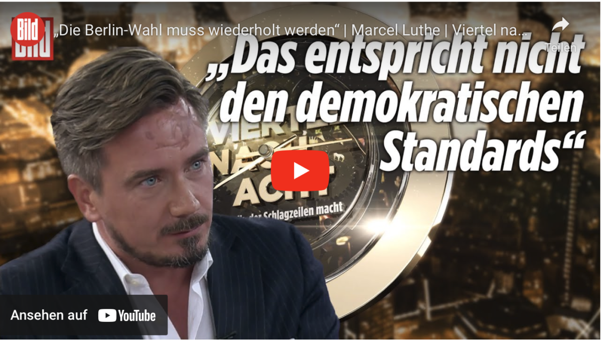 „Die Berlin-Wahl muss wiederholt werden“ !