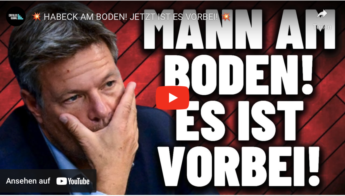 HABECK AM BODEN! JETZT IST ES VORBEI!