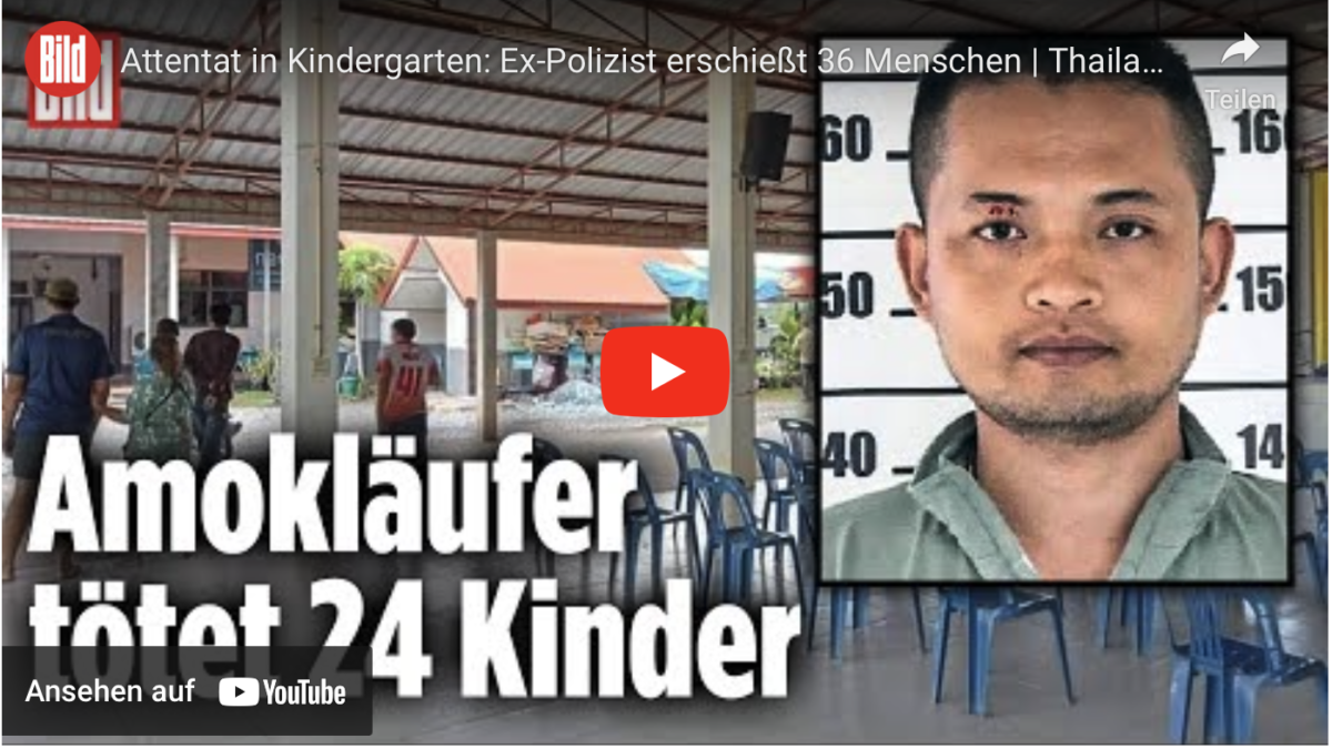 Attentat in Kindergarten: Ex-Polizist erschießt 36 Menschen!