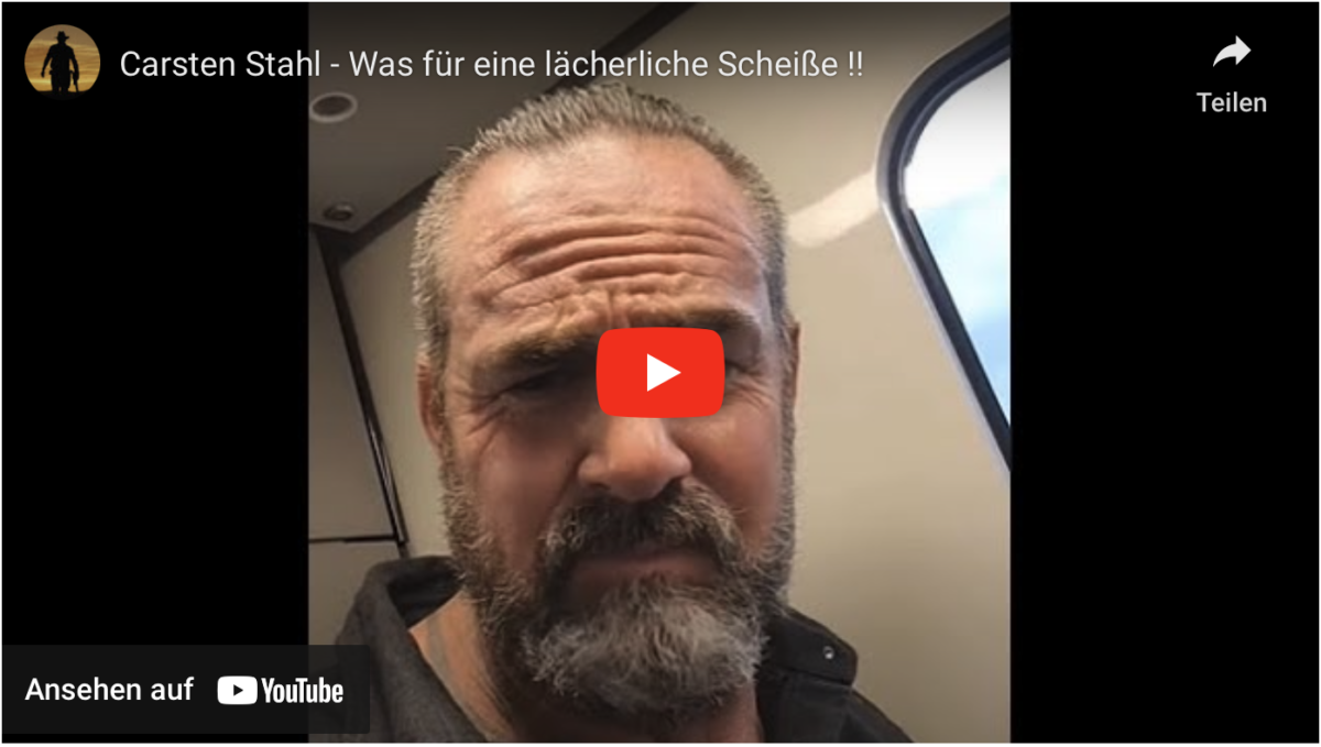 Carsten Stahl – Was für eine lächerliche Scheiße !!
