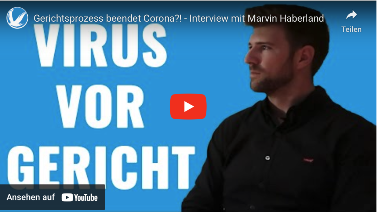 Gerichtsprozess beendet Corona?! – Interview mit Marvin Haberland!
